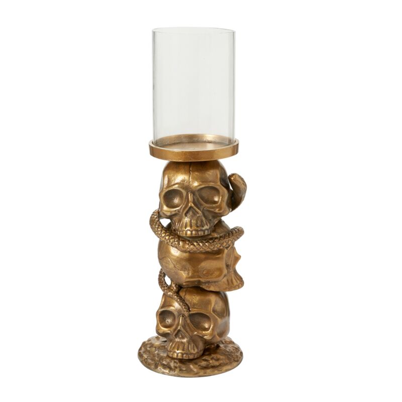 Skull Candle Holder