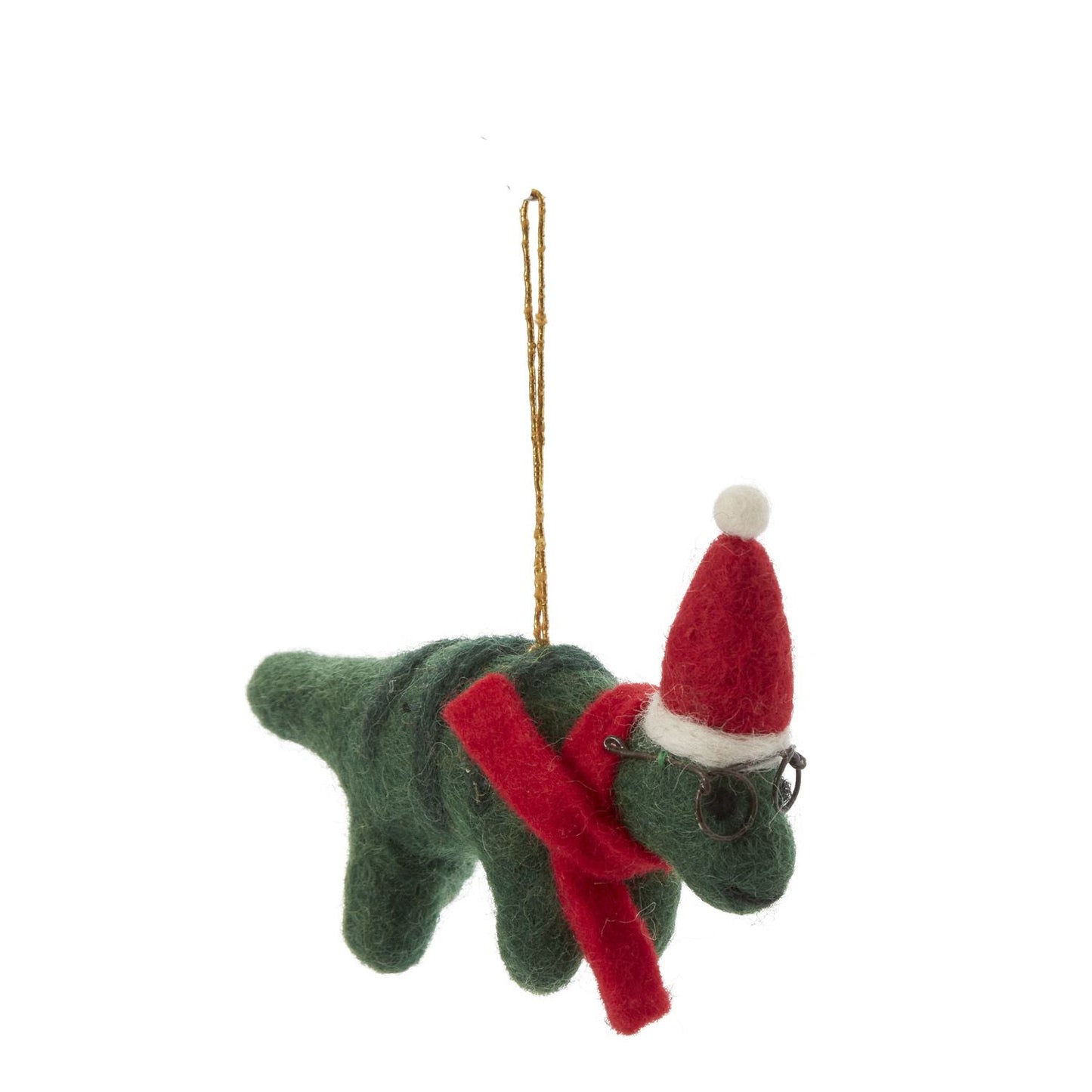 Dashing Dinosaur Ornament