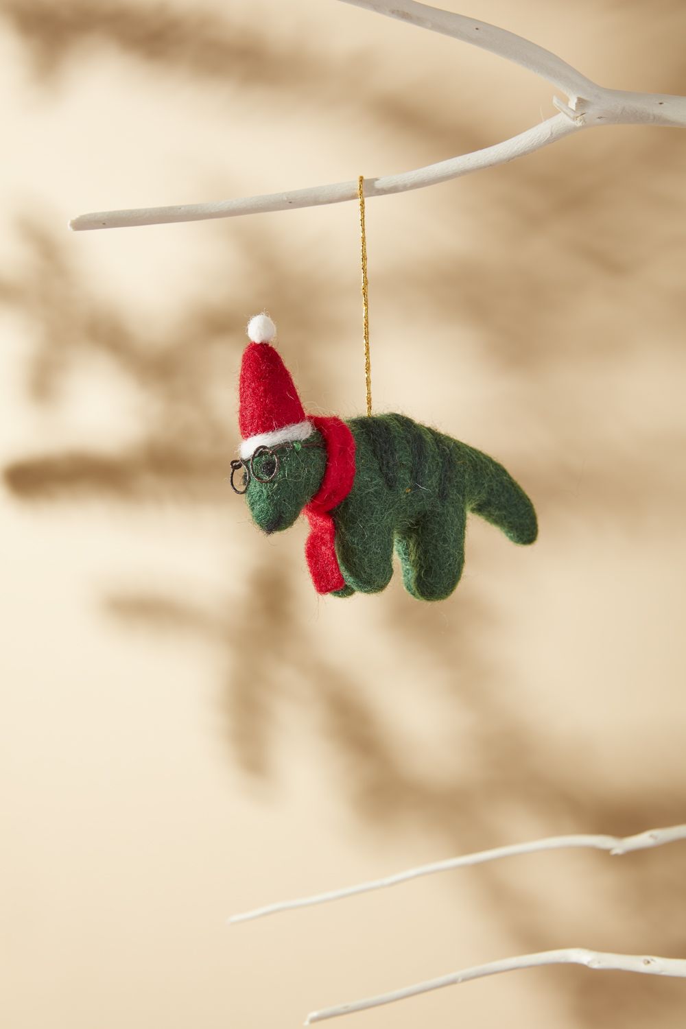 Dashing Dinosaur Ornament