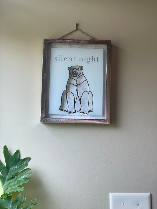 Silent Night Wall Decor- Set of 2