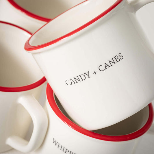 Merry + Christmas Cocoa Mug Set